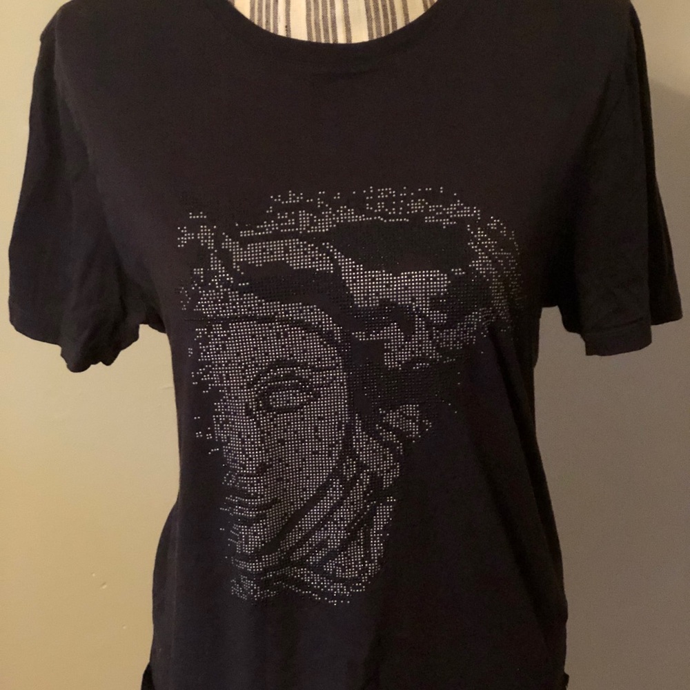 Embellished Medusa Versace T Shirt